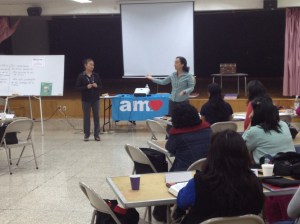 Teaching at downtown church in Mexico City