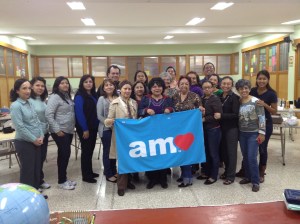 Newly trained AMO Teachers in downtown Mexico City