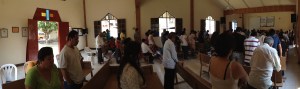 Praying for new children's classes in Mazatepec