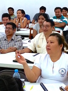 Participants enjoying the AMO Apprenticeship in Mérida 2015