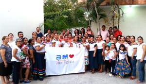 The wonderful group in Comalcalco!