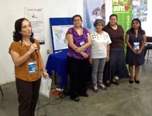 Director of AMO in Latin America, Cristina Inchaustegui, of the Dominican Republic, presenting our new trainers with their certificates.