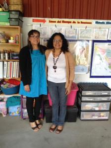 Dedicated AMO Teachers in Oaxaca, Elizabeth and Amada